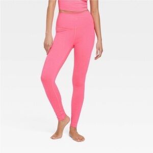 all in motion cozy legging heathered pink